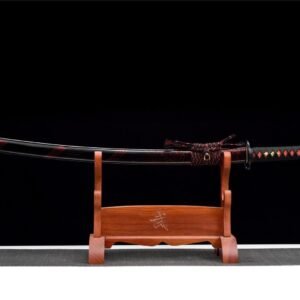 Espada Japonesa Negra y Roja