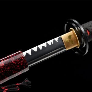 Espada Japonesa Negra y Roja