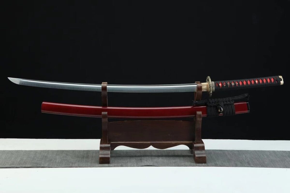 Rojo Espada Japonesa Tradicional