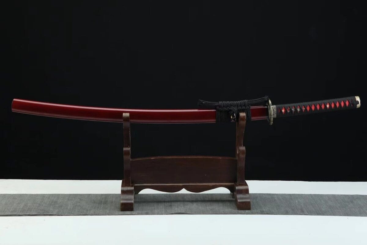 Rojo Espada Japonesa Tradicional