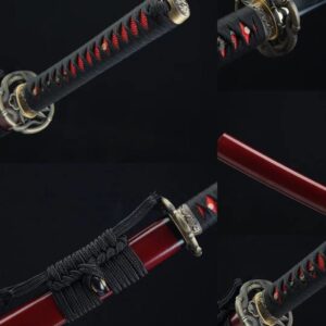 Rojo Espada Japonesa Tradicional
