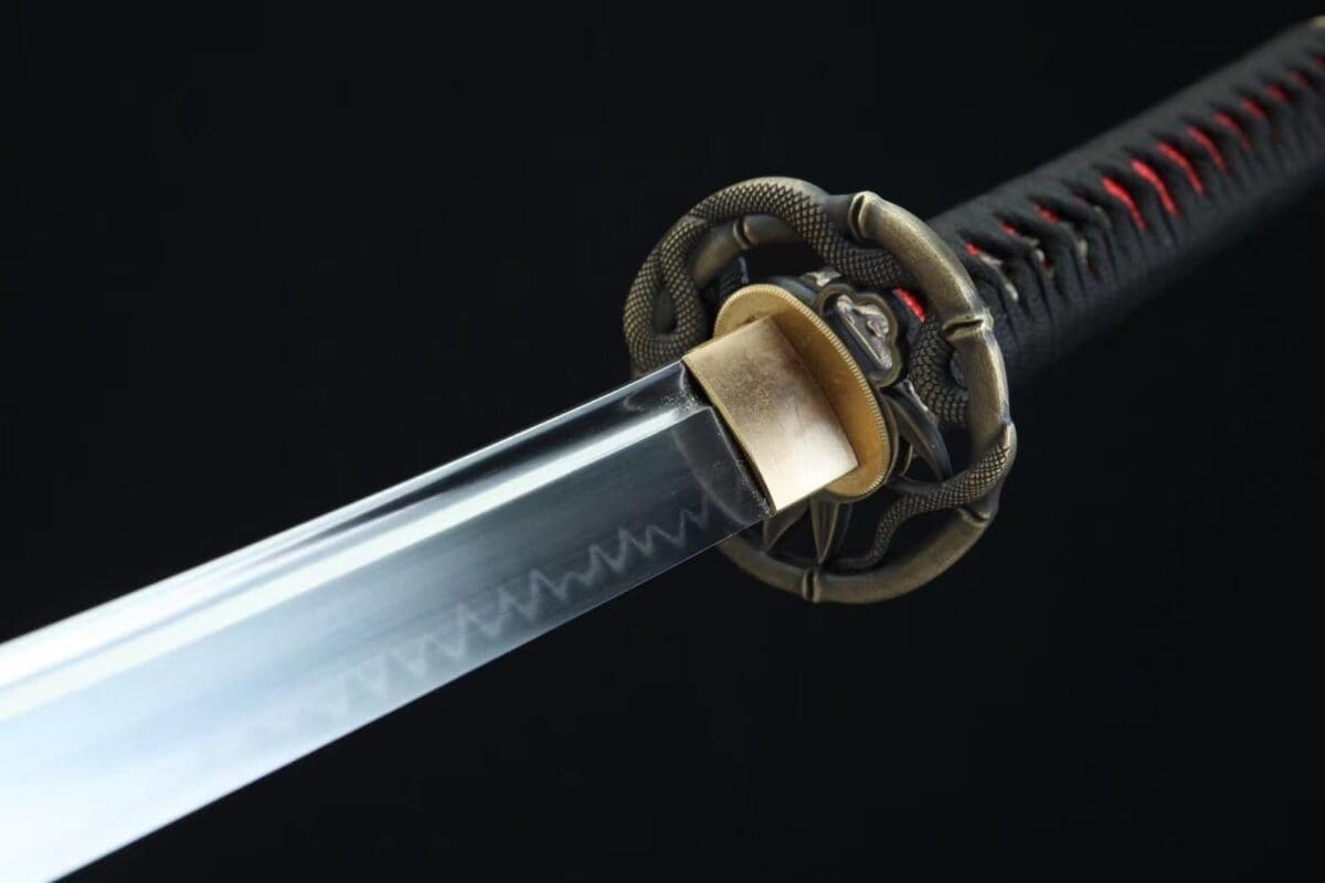 Rojo Espada Japonesa Tradicional