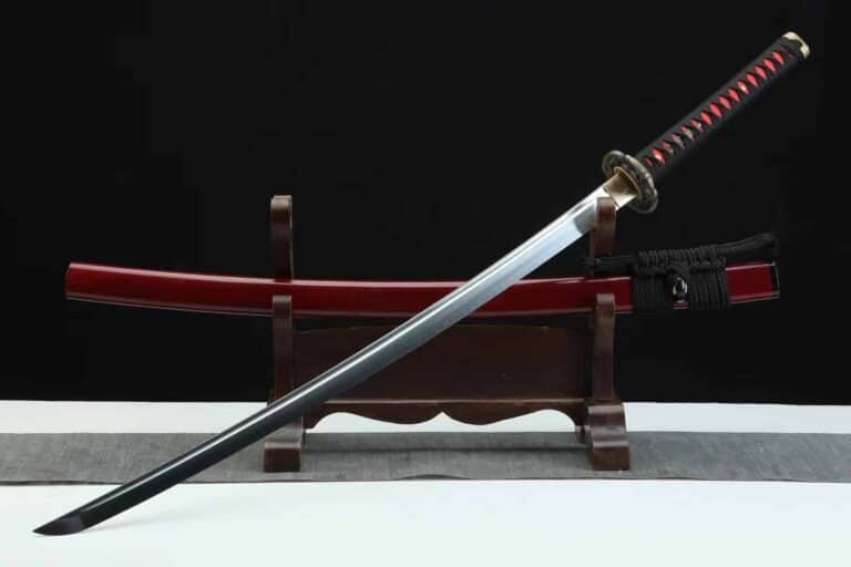 Rojo Espada Japonesa Tradicional