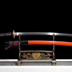 Sable negro y rojo