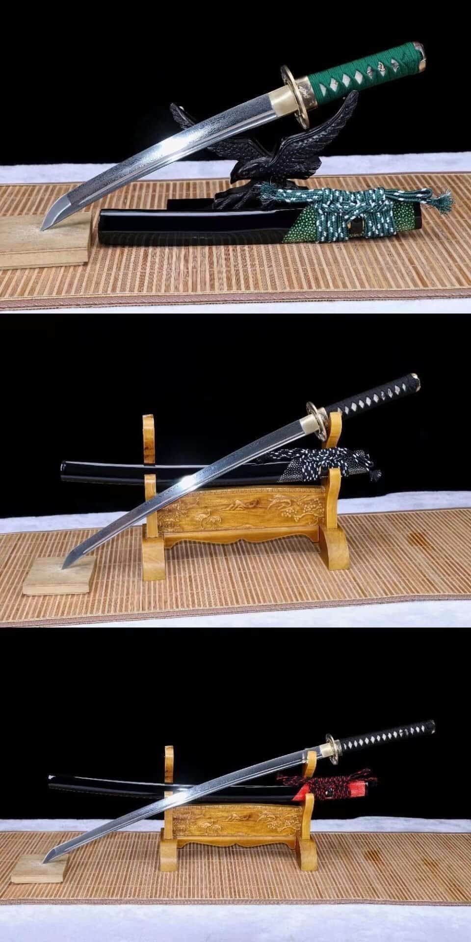 Kit De 3 Sables Negros Japoneses
